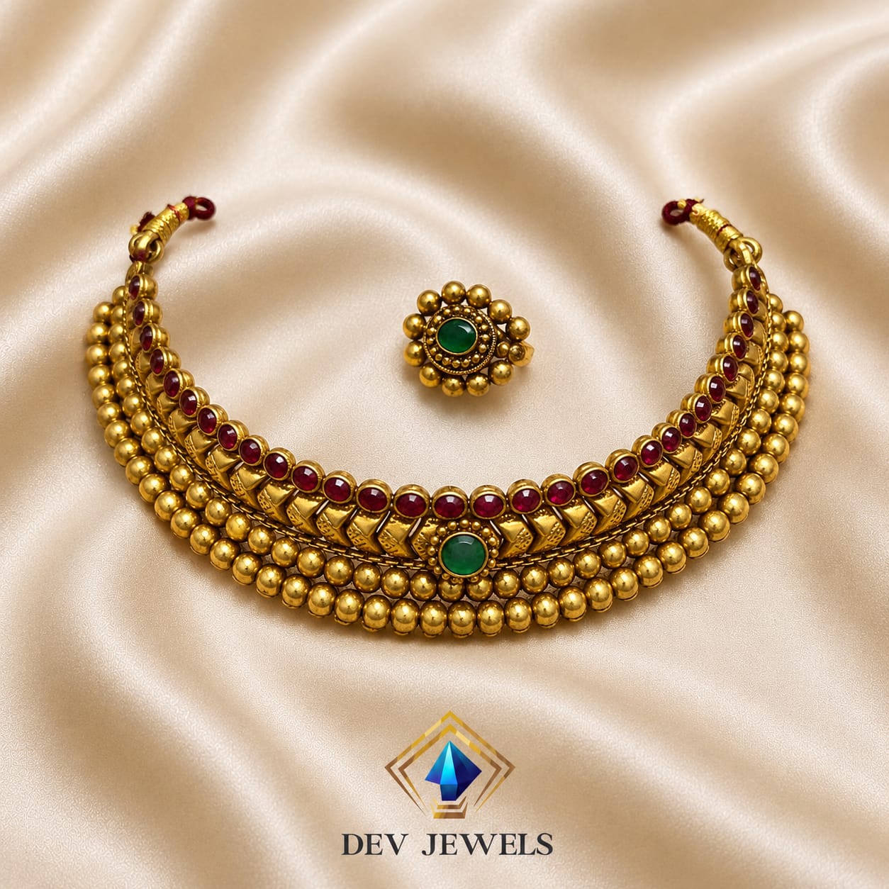 The Royal Ghugari Teeka Choker Set