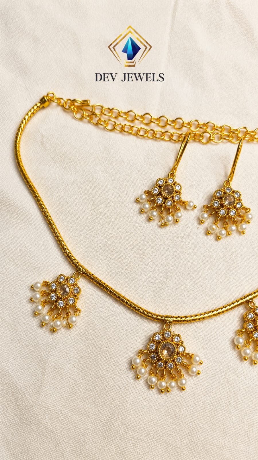 Elegant AD Stone Necklace