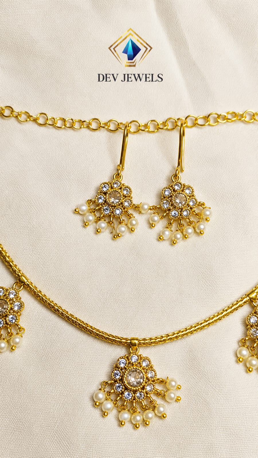 Elegant AD Stone Necklace