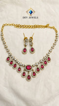 Ethnic Stone-Studded Jewelry Set