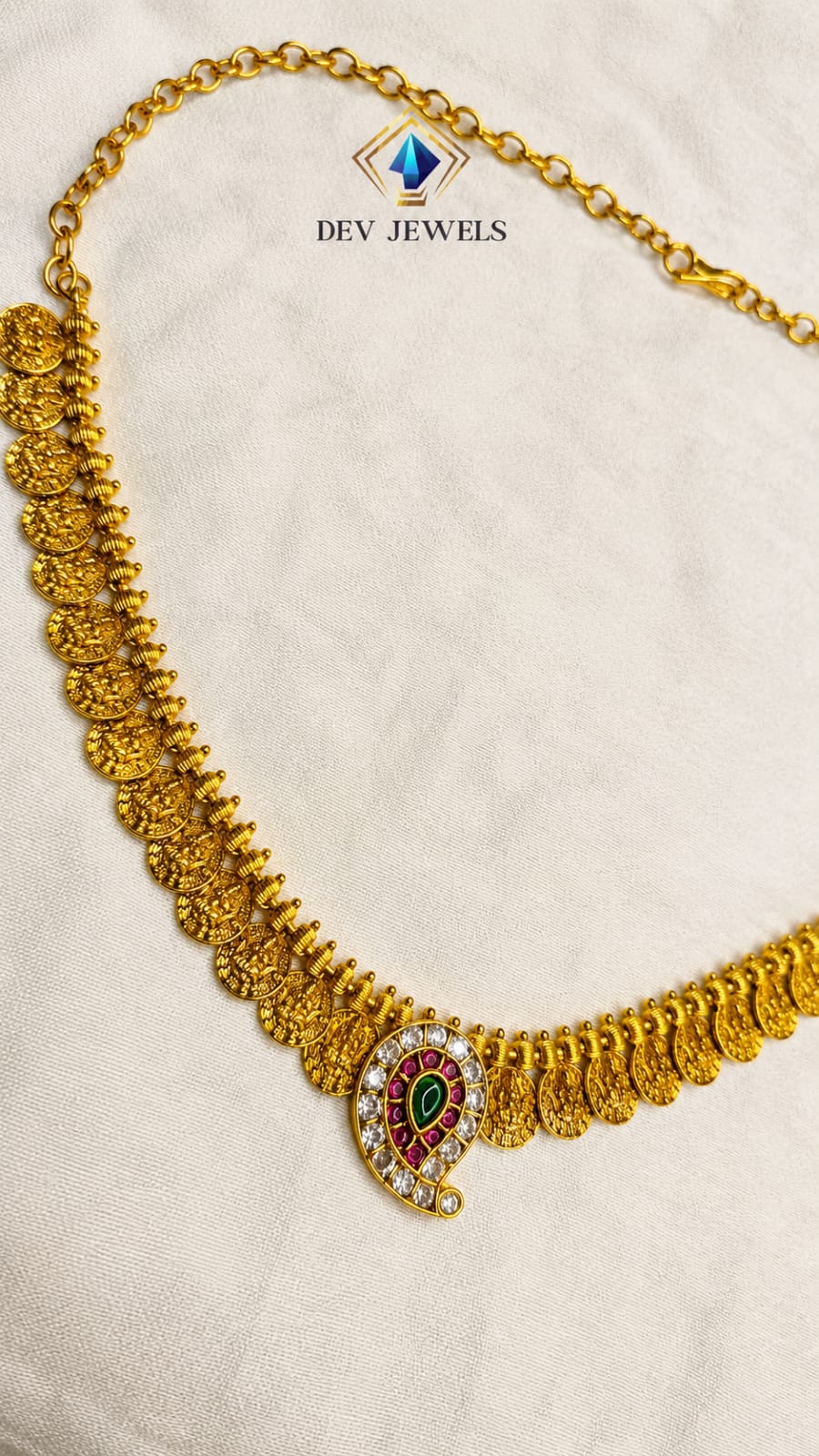 Traditional South Indian Kasu Mala