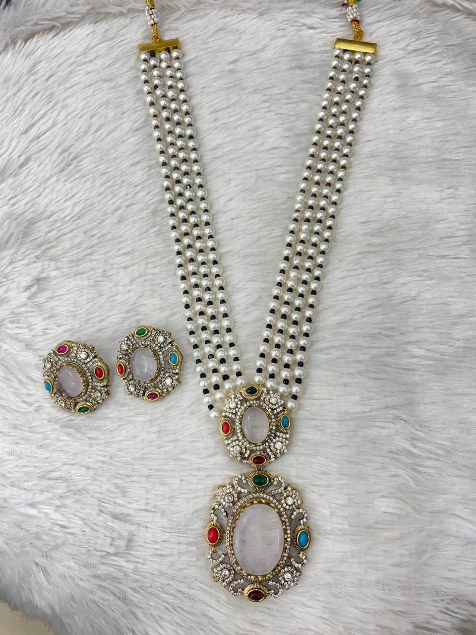 Fusion long necklace