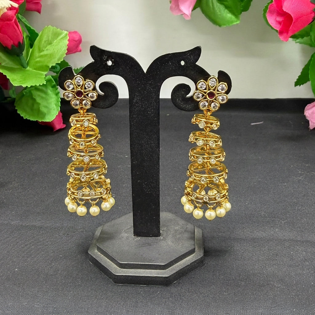 Jhumka earrings