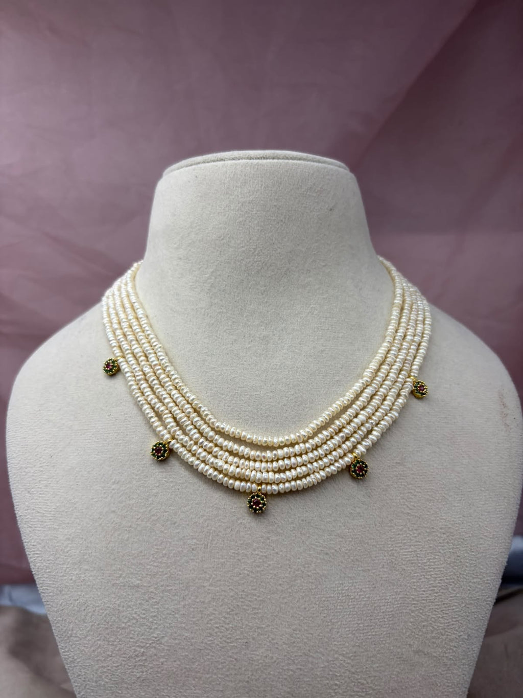 Real pearl mala