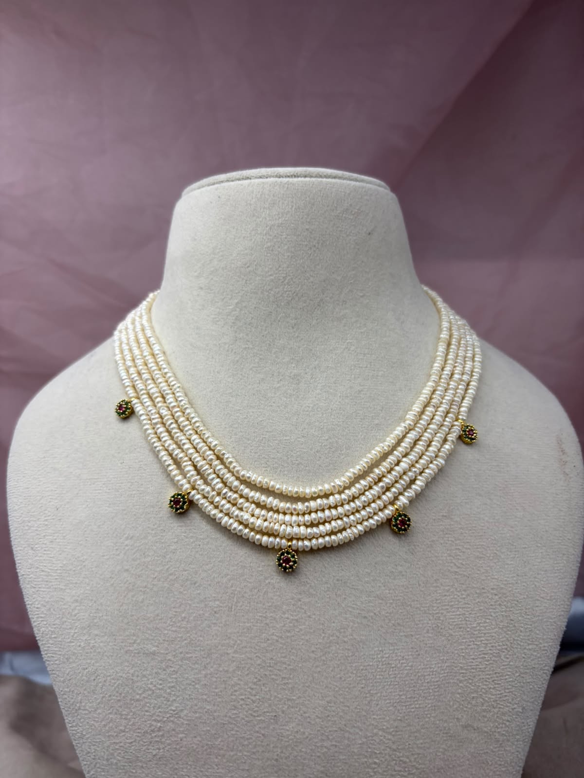 Real pearl mala