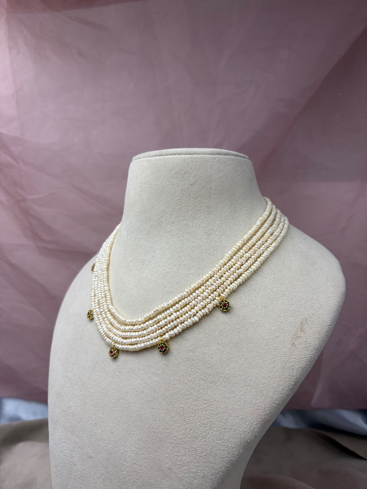Real pearl mala